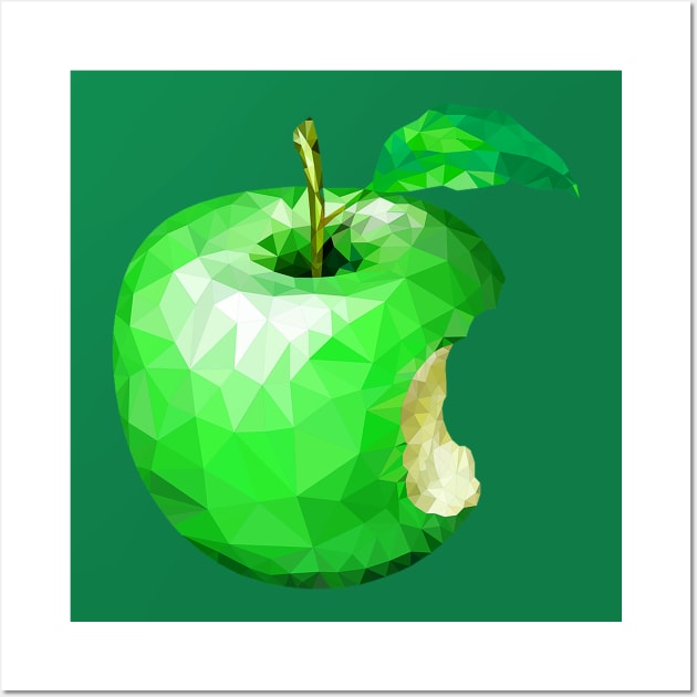 Geometric apple Wall Art by obmik